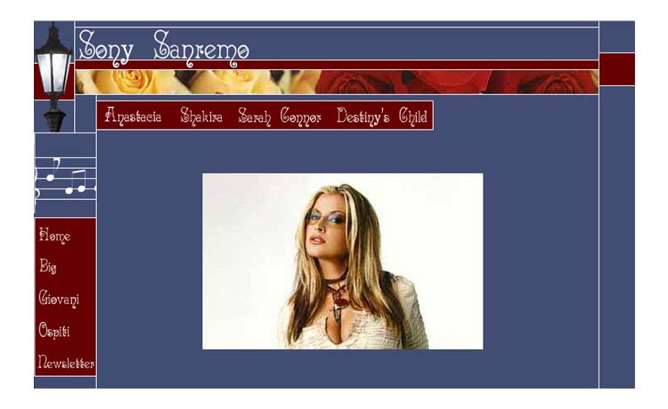 Sanremo internal page